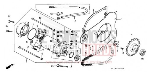ANLASSER (1) CB125TDC de 1982